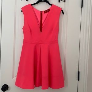 Hot pink dress
